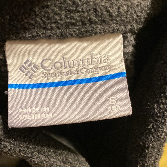 Columbia kids fleece jacket size S(8) color gray in excellent condition - Picture 3 of 6